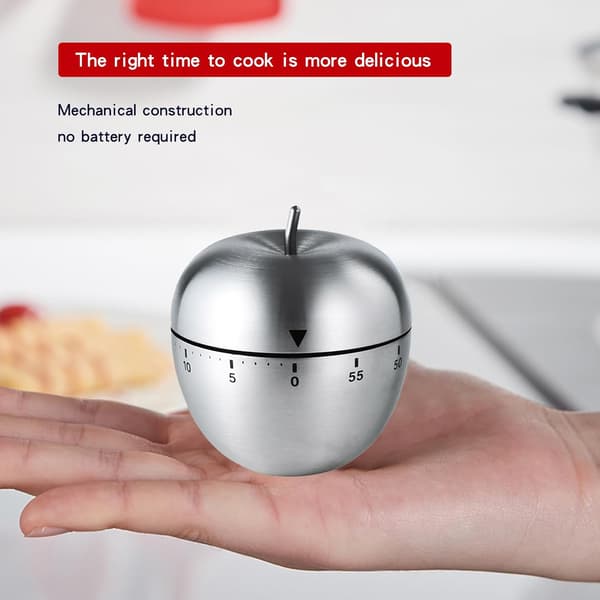 60-minutters eggtimer, kjøkkentimer, opptrekkstimer 0-60 minutter, klasseromstimer, visuell timer for barn
