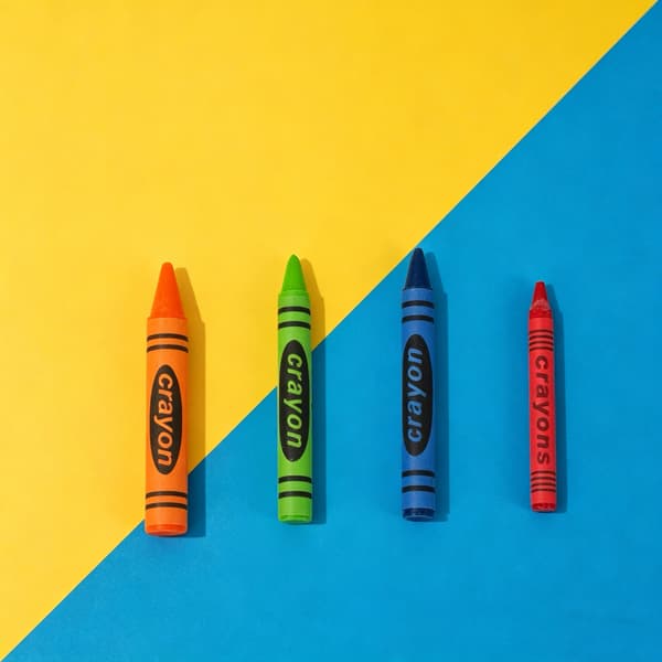 Crayola kritor 8 i en låda (förpackning med 12) 96 kritor totalt