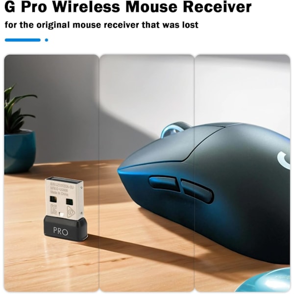 Musmodtager-dongle til Logitech G Pro Wireless/gpro X Superlight Mus G Pro