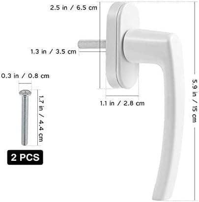 PVC Dør- og Vinduesgreb, Hvid Ty-XinHan-
