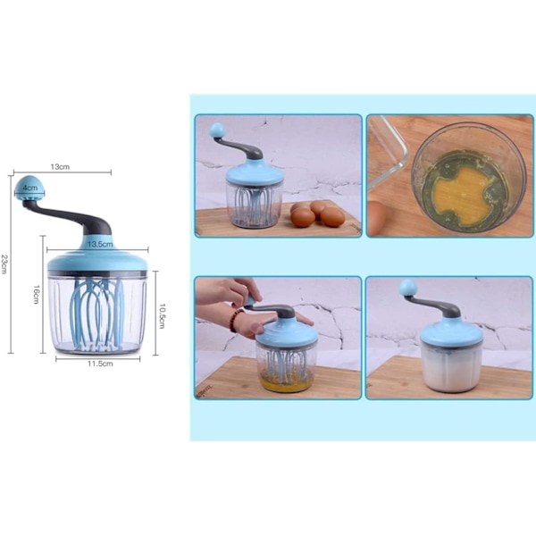 Manuell äggvisp, 1000ml hushållsmixer
