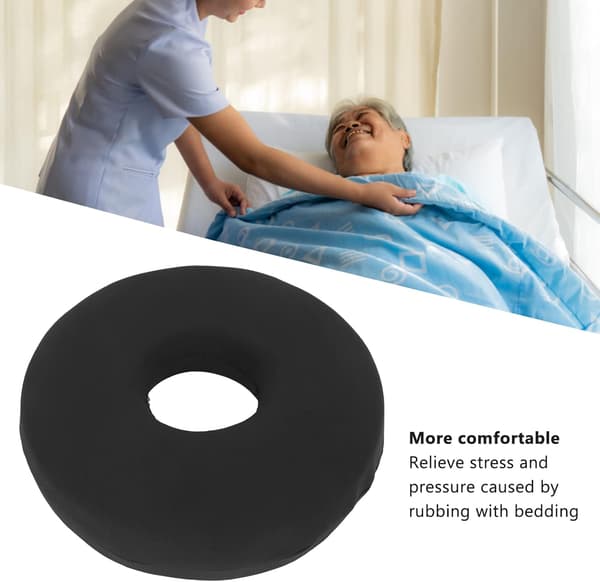Halebenssmertelindrende Donut Ring Sædepude i Memoryskum til Hæmorider, Hoftebursitis og Generelle Halebenssmerter