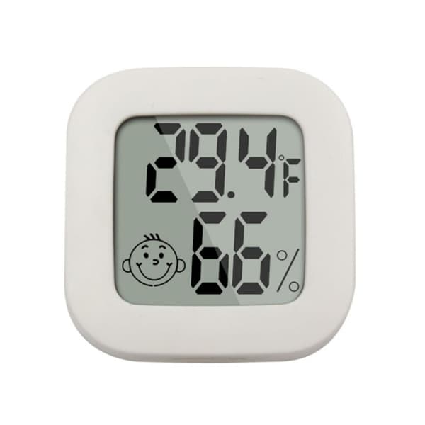 Mini Inomhustermometer, Fuktighetsmätare Digital Hygrometer Rumstermometer, Hög Noggrann Temperatursensor för Hemmet, Termometer (4 st) Fahrenheit
