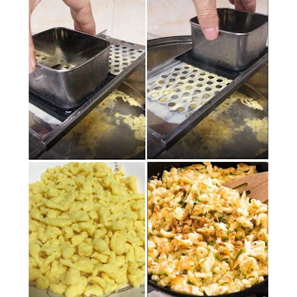 Nudelkutter i rustfritt stål, multifunksjonell dumpling-/pastamaskin, nudelmaskin, pastamaskin, dumplingmaskin