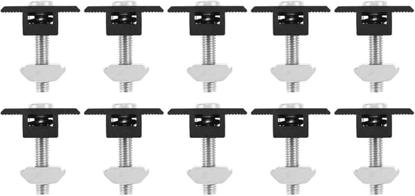 30 mm aluminium solpanelbeslag – 10-delt T-beslag til hurtig montering