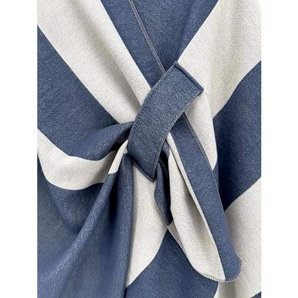 Dame Sjal Wrap Åben Front Poncho Cape Cardigan til Efterår Vinter Rejse Gave