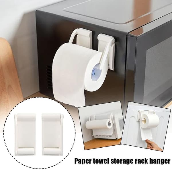 2-delad magnetisk pappershållare, multifunktionell pappershållare med magnetisk fästning
