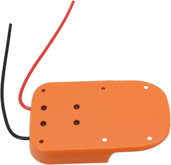 12AWG Batteridockningsadapter för 18V strömkontakter, för hållbart ABS-material strömadapter kompatibel med 18V verktyg