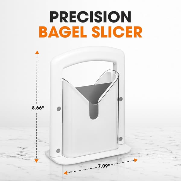 Bagel Universal Kutter, 22 cm, Hvit