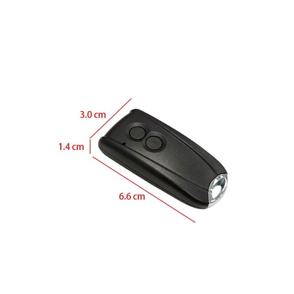 Skylink MK-318-2 2-painikkeinen avaimenperäkauko-ohjain, musta