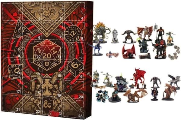 DND-julekalender, Dungeons & Dragons-julekalender, DND-miniatyrer, DND-figurer 24-dagers julekalender for barn og voksne