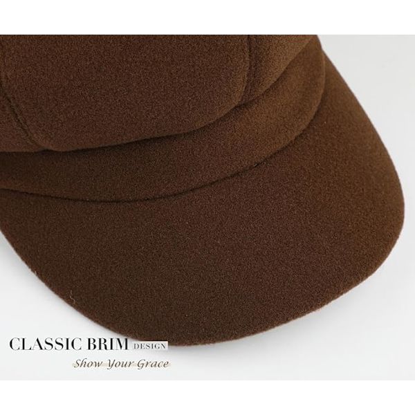 Dam basker, gubbkeps, fransk ullhatt, klassisk höst/vår/vinterstil.