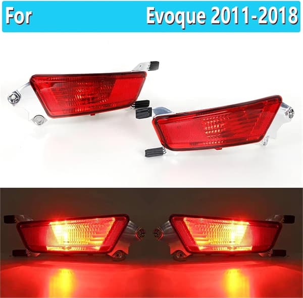Gjelder for Range Rover Evoque 11-18 bakre støtfangerlys tåkelys og reflekser (venstre) Left