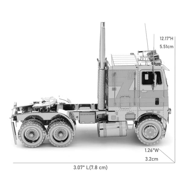 Fascinations Metal Earth Freightliner COE Lastebil 3D Metall Modellsett