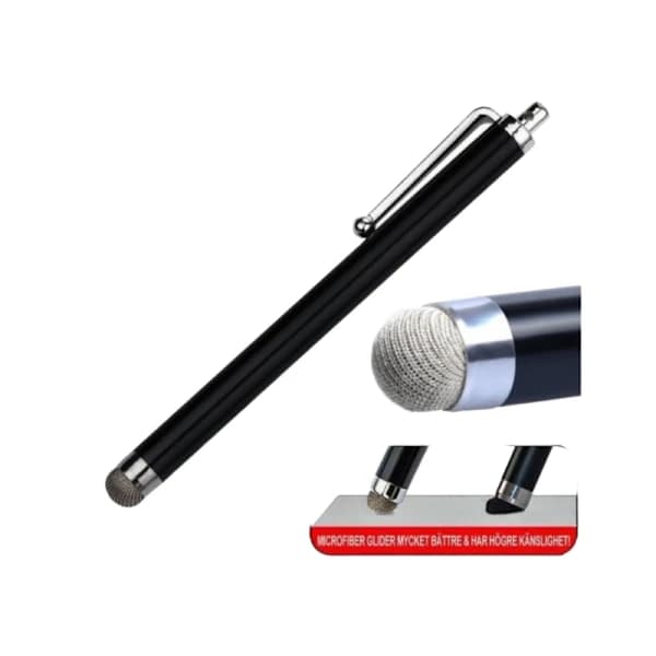 2-PAK Højfølsom stylus / touch pen / stylus mobil & tablet sort
