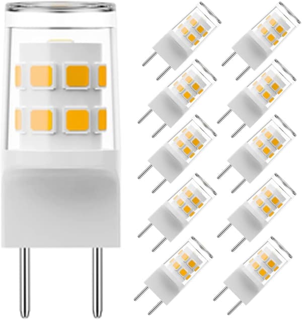 10 stk G8 LED-pære 3W tilsvarer G8 halogenpære 3w