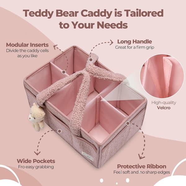 Babyble Organizer, Nyfødt Register, Bil Organizer, Pink
