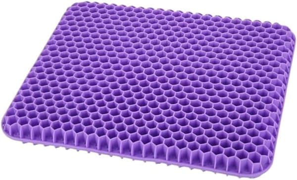 SWZEC Volosso Setekjølepute (Lilla (38 × 32 × 2.5 cm))