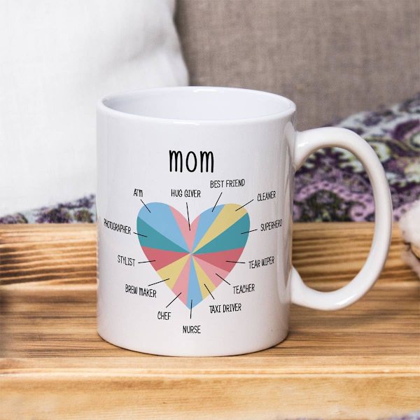 Mor Kaffekrus Kollektion Multicolor (Mors Hjerte) Gaver til Mor