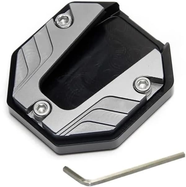 Motorcykel støttefod støtteplade TITANIUM - Spot salg titanium, sølv