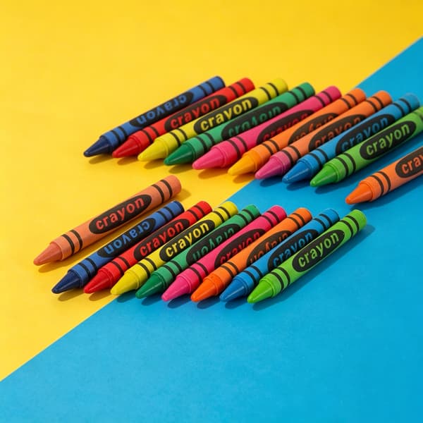 Crayola kritor 8 i en låda (förpackning med 12) 96 kritor totalt