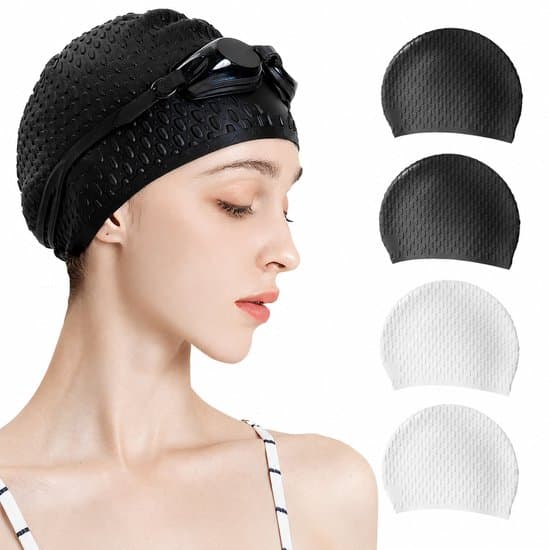 Badehette - Damebadehette - Silikonbadehette - unisex - komfortabel badehette - egnet for kort, middels og krøllete hår