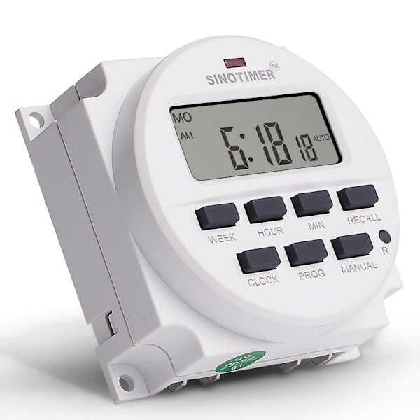 TM618SH-1 1 sekunds ugentlig programmerbar digital timer tænder og slukker automatisk mikrocomputer
