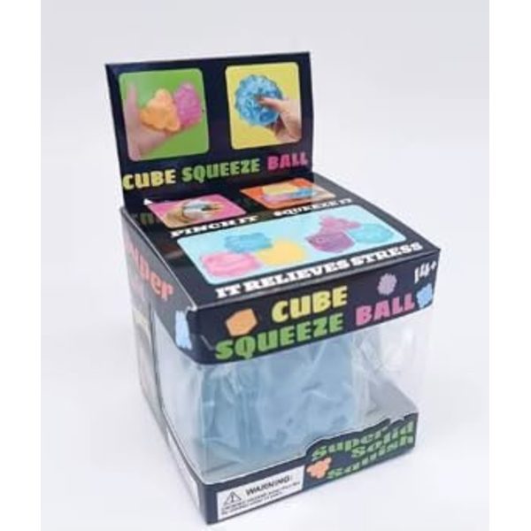 Boble Squishy Stressaflastningskube, Squishy Fidget Legetøj