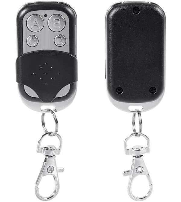 Fjärrkontroll för garageportsöppnare, Universal 433MHZ, 4-pack