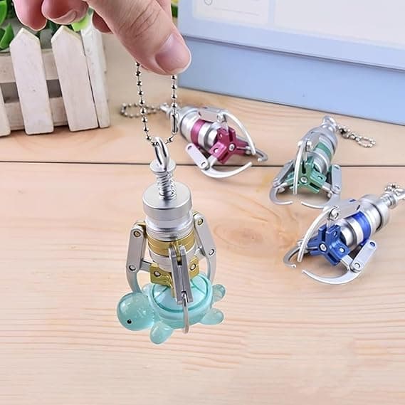 Kreativ Mini Klo Nøglering (Tilfældig Farve)