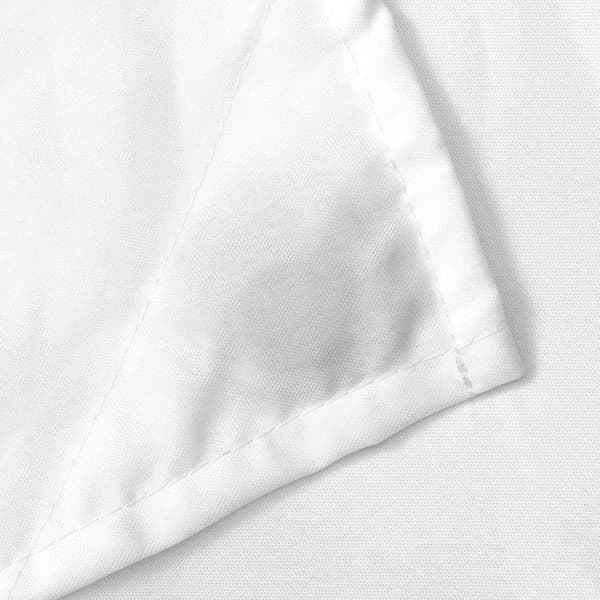 Vanntett dusjforheng i stoff, vaskbart, lett dusjforheng, 200x180cm 2 stk white