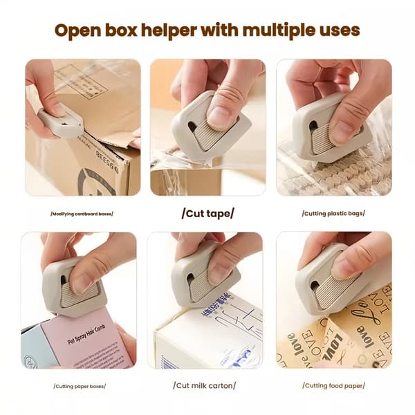 Magnetisk keramisk papirkutter, bærbar papirkutter med blad, mini keramisk papirkutter, keramisk sikkerhetsblad, lommeformat, automatisk inntrekkbar