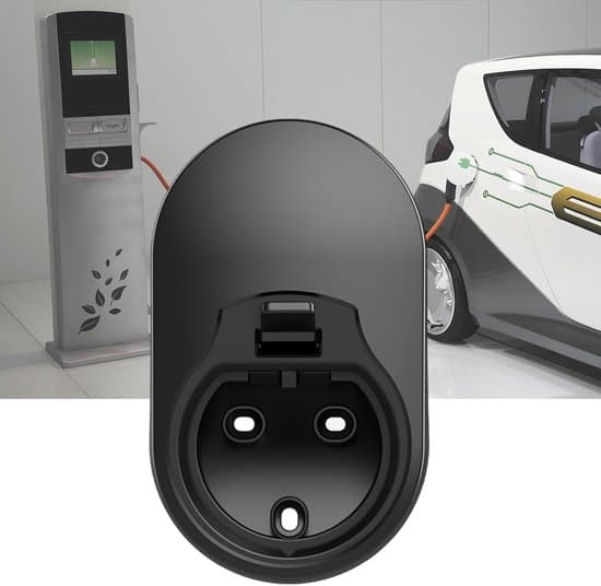 EV-opladerhylsterdock - EV-opladerholder - Kabeldock til Type 2 ladekabel - Ladekabelholder - EV-ladekabel - Ladekabelkrog