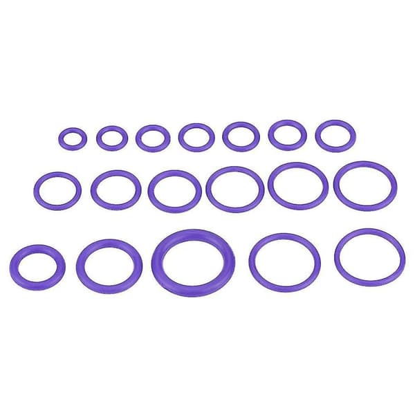 270 st*2 Kompressor O-ringar Kit 18 Storlekar Bil Luftkonditionering AC Gummi O-ring Packningssortiment purple
