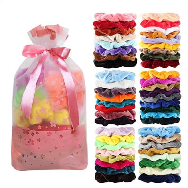 36 st Sammet Hårband, hårband, hårband, hårband multicolor