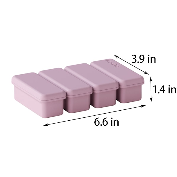 Silikone Isterningeforme Bred Anvendelse 2 Pakker, Isterningebakke til Whiskey, Fryseforme til Supper og Sovser Purple