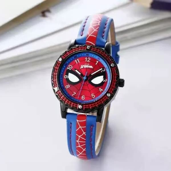 Spiderman Klokker Lysende Kvarts Armbåndsur Analog Barn Gutter Jenter Barn Superhelt Bursdag Julefest Kreative Gaver
