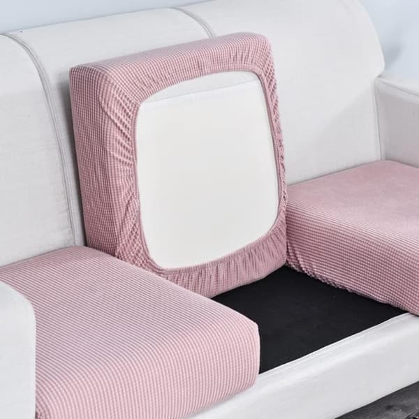 3 st Soffsittsdynöverdrag Högstretch Individuellt Sittsdynöverdrag Sofföverdrag Soffdynöverdrag Pink