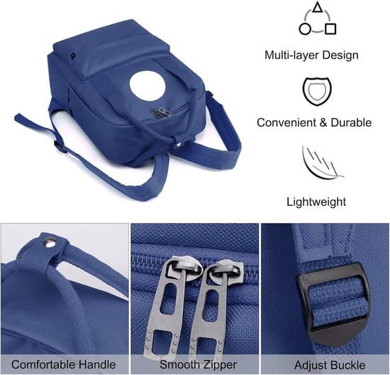 Skolväskor - Lättviktsryggsäck för barn - Vattentät polyester - Lämplig för grundskolan - Pojkar/Flickor (24x32cm)