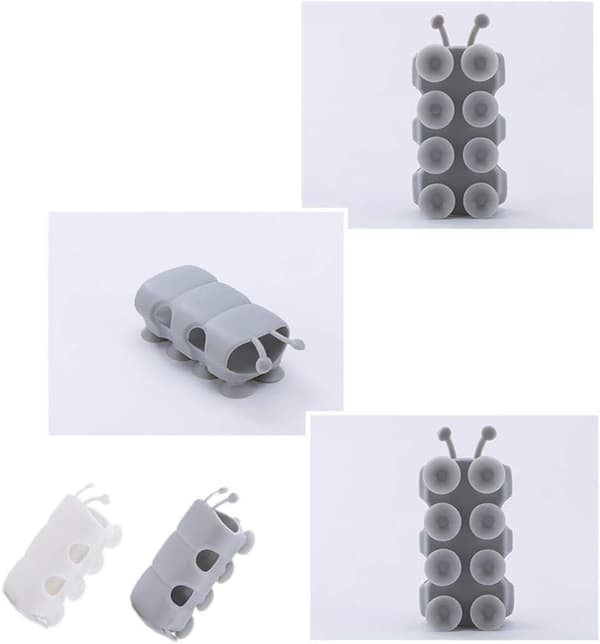 2-pack stansfri duschhållare silikon sugväggfäste duschhuvudfäste duschtillbehör