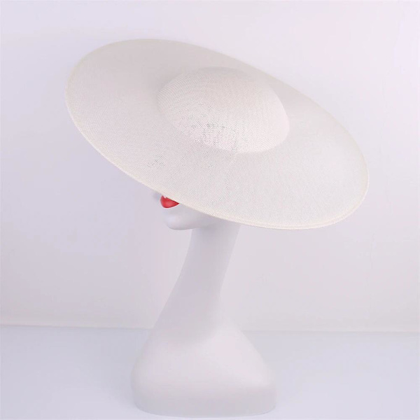 40 cm Bröllopsfascinator Bas Hatt - DIY Hattmakeri Tillbehör Pillbox Halsstycke