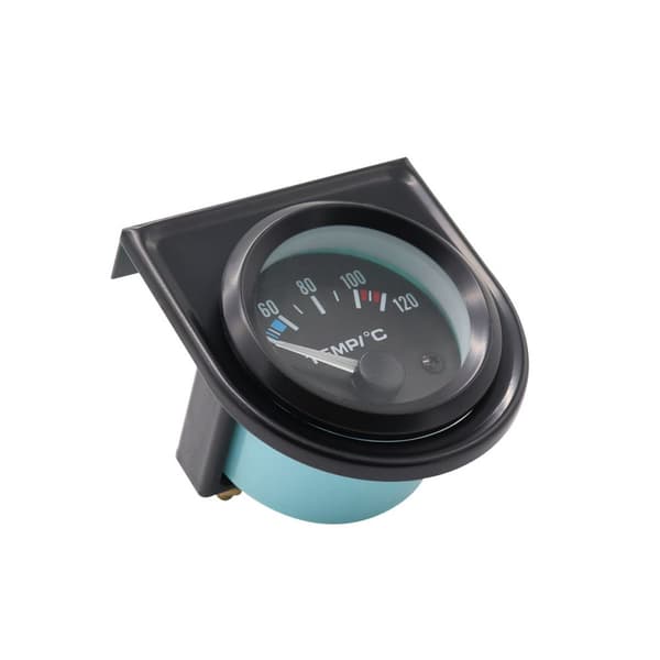 52mm Vanntemperaturmåler 40-120 Celsius /100-250 Fahrenheit Pointer Auto Vanntemperaturmåler Led Bilmåler med Sensor