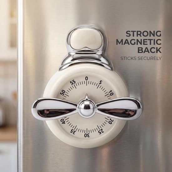 Timer - Kökstimer - Visuell Timer - Söt Magnetisk Mekanisk - Kökstimer för Matlagning - Inga Batterier Krävs - 60-minuters Nedräkning
