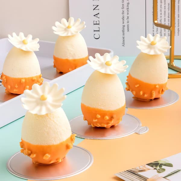 Påskeæg Silikoneform 3D Påskeæg Form DIY Bageform til Slik Mousse Kage Chokolade Is Dessert Fremstilling