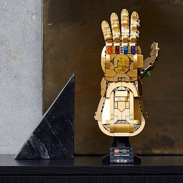 LED-belysning för Infinity Gauntlet byggklossmodell - ingår ej i modellsetet.