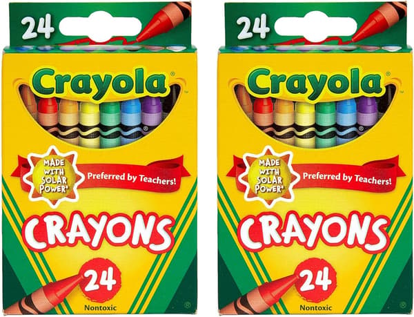 Crayola kritor 8 i en låda (förpackning med 12) 96 kritor totalt