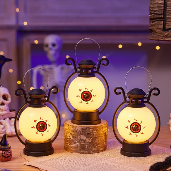 Mini Halloween -lyhty LED elektroninen kynttilälamppu kannettavat kurpitsavalot