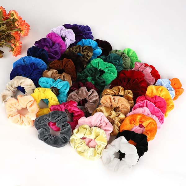 36 st Sammet Hårband, hårband, hårband, hårband multicolor