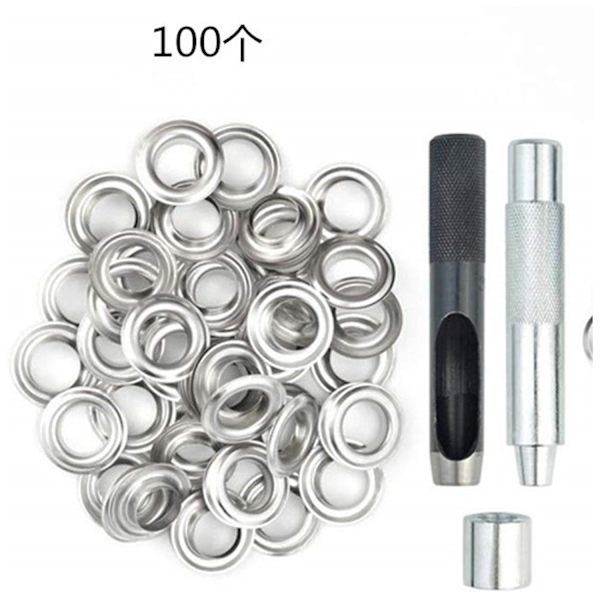 Öljettverktygsset, 12 mm, Silver 1/2\"