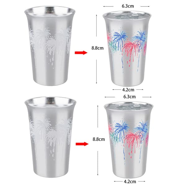 1 stk Kopp Skifter Farge Når Avkjølt 150ml Kopp